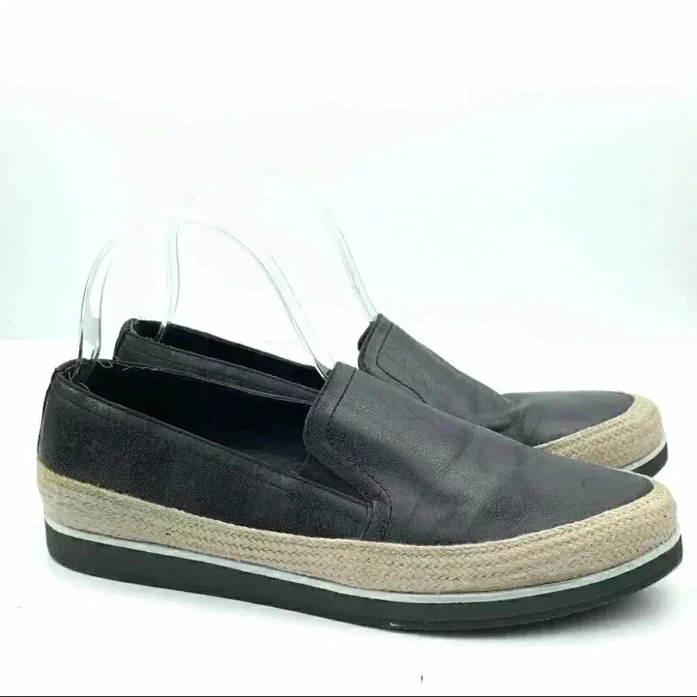 Chinese laundry flats Yup 7.5 38 black flatforms